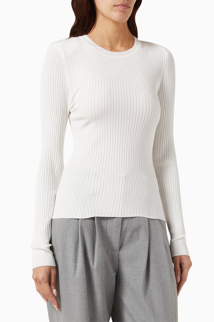 

Acara Long-sleeve Top in Viscose, Neutral