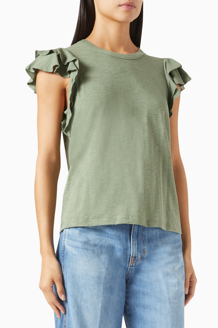 

Akeela T-shirt in Cotton Jersey, Green