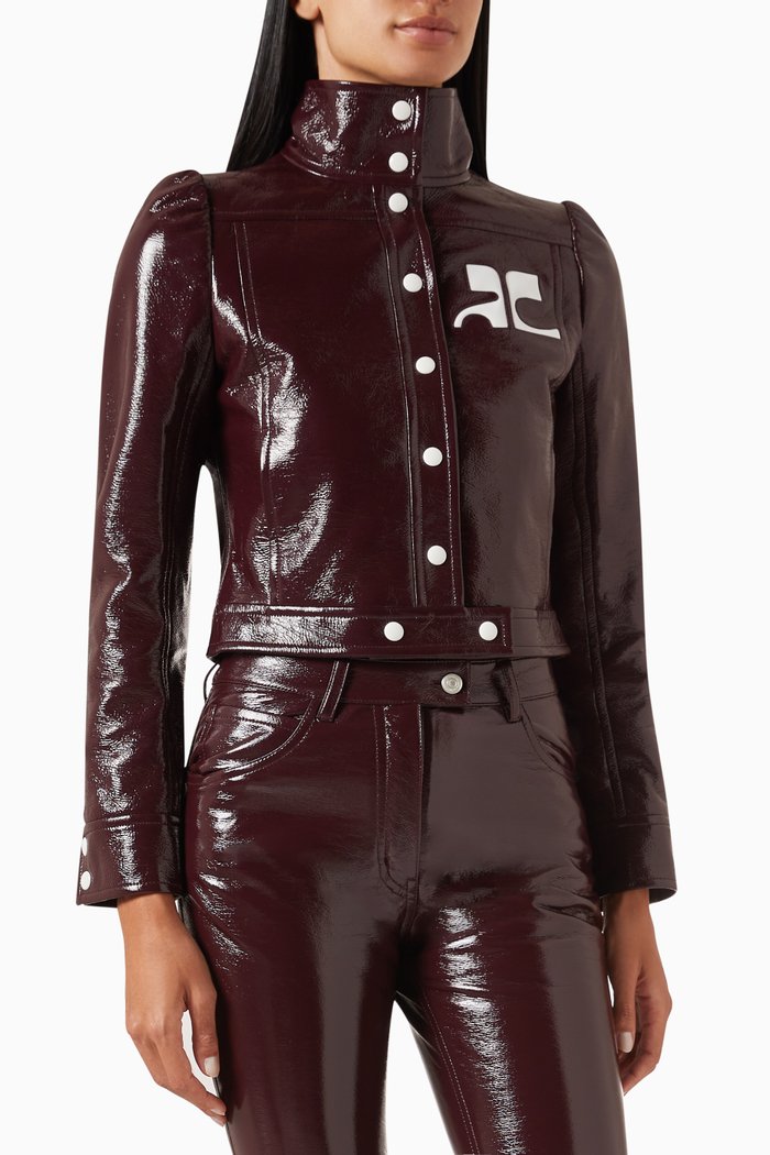 

Reedition Jacket in Vinyl, Red