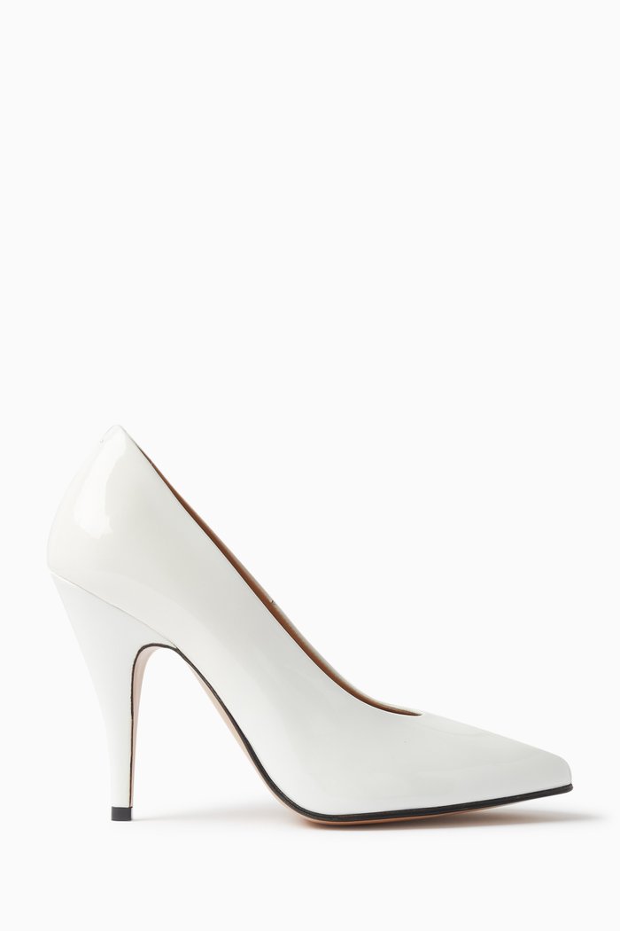 

Tabi 110 Court Pumps in Patent Leather, White