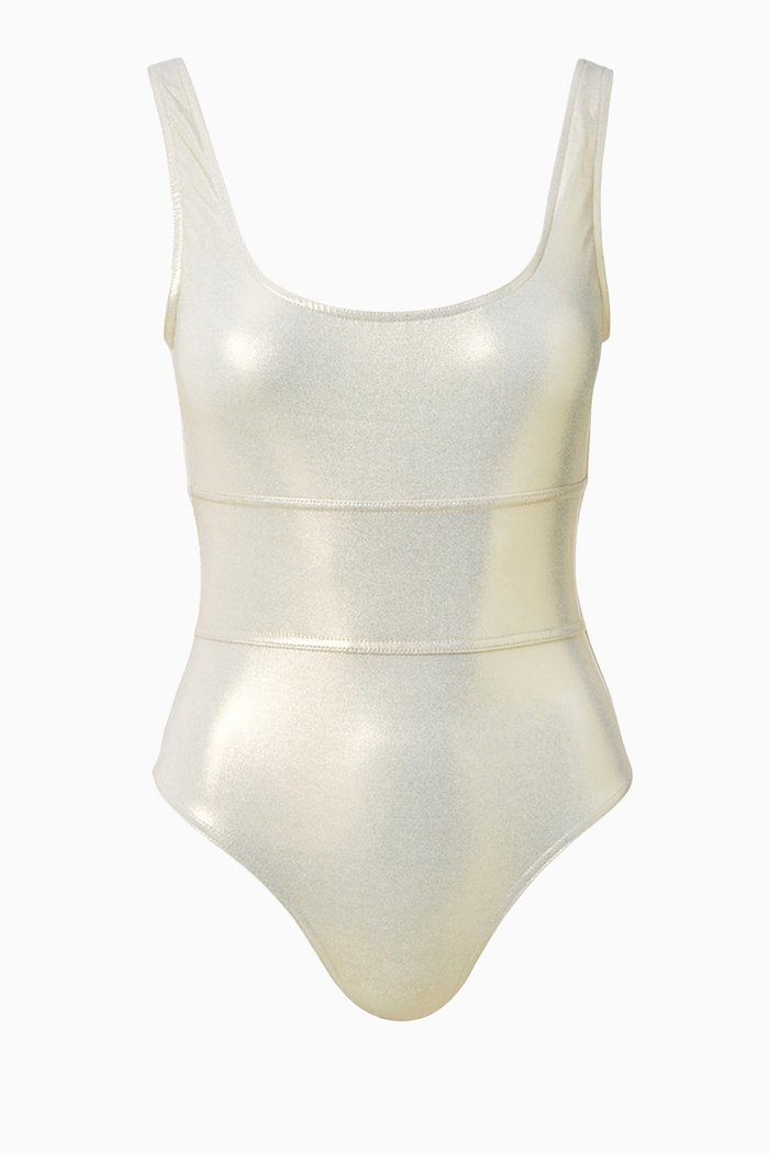 

Perugia One-piece Swimsuit, Gold