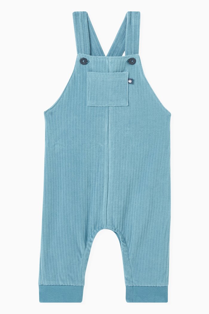 

Dungarees in Velour, Blue
