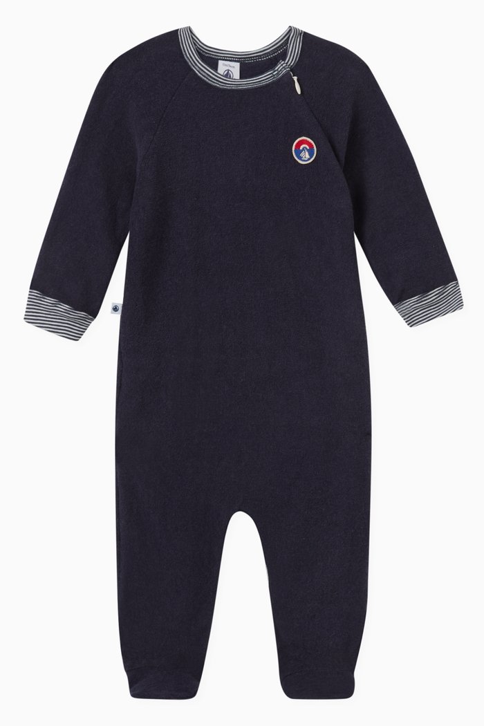 

Pyjamas in Cotton Terry Toweling, Blue