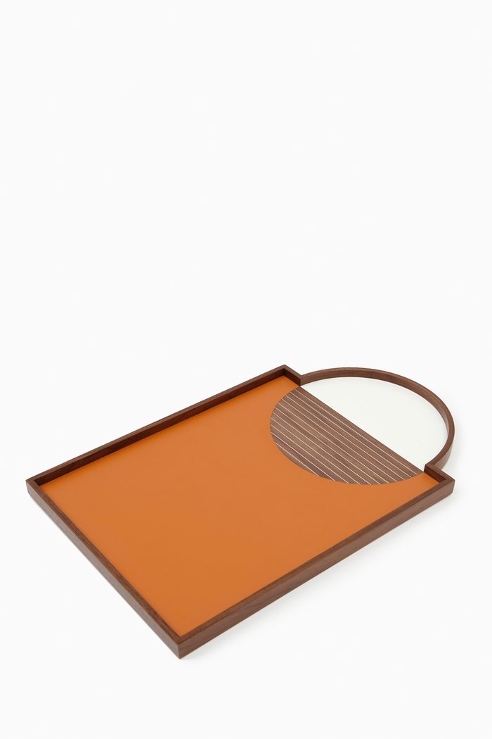 

Geometrik Circle Tray, Orange