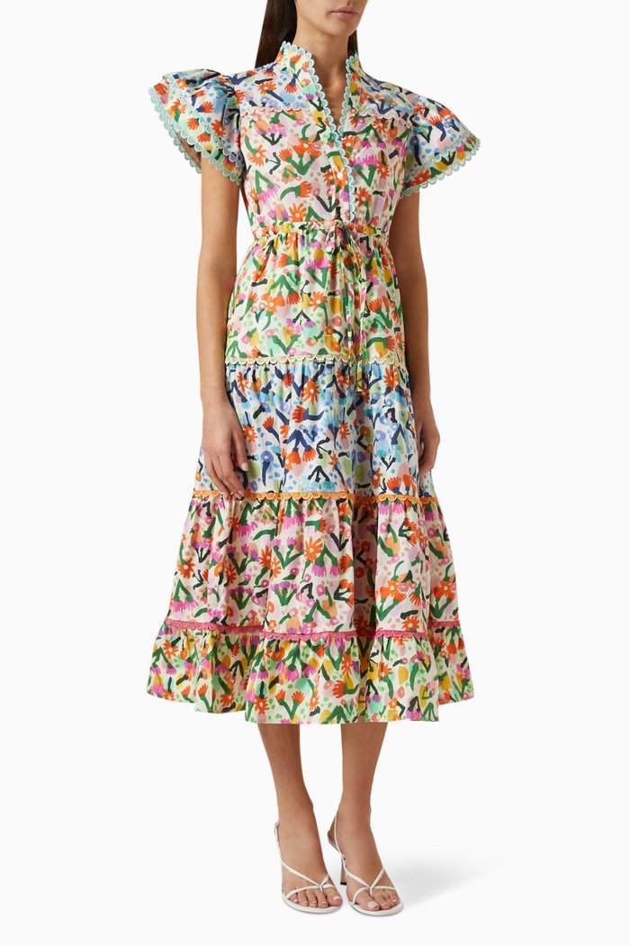 

Atlantic Dress in Recycled Cotton-blend, Multicolour