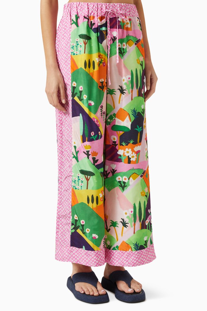

Indus Pants in Viscose-blend, Multicolour