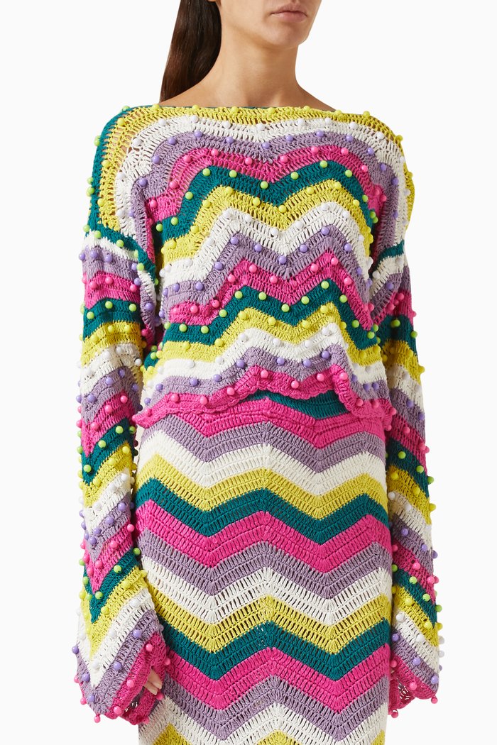 

Sulu Top in Crochet, Multicolour