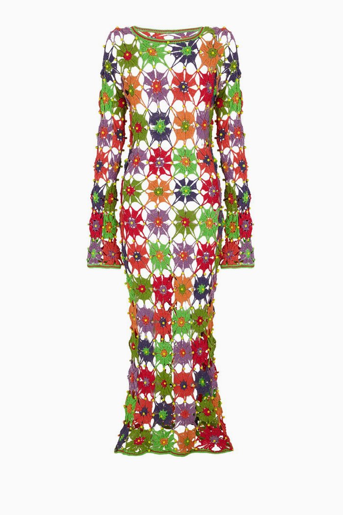 

Arafura Dress in Recycled Cotton-blend, Multicolour