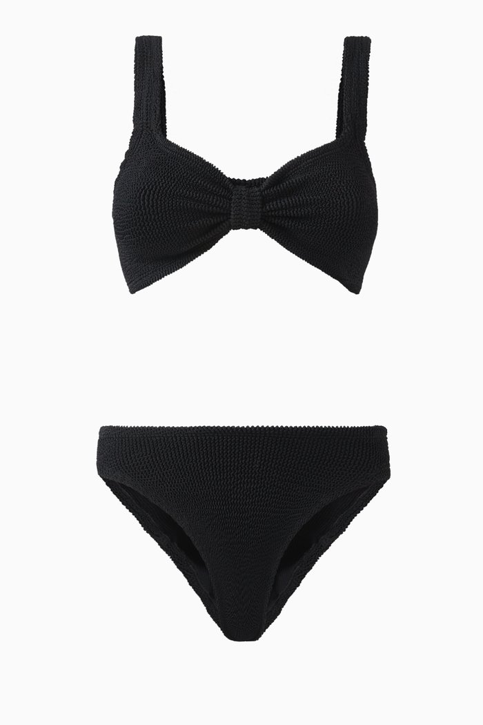 

Bonnie Bikini Set in Crinkle™ Fabric, Black