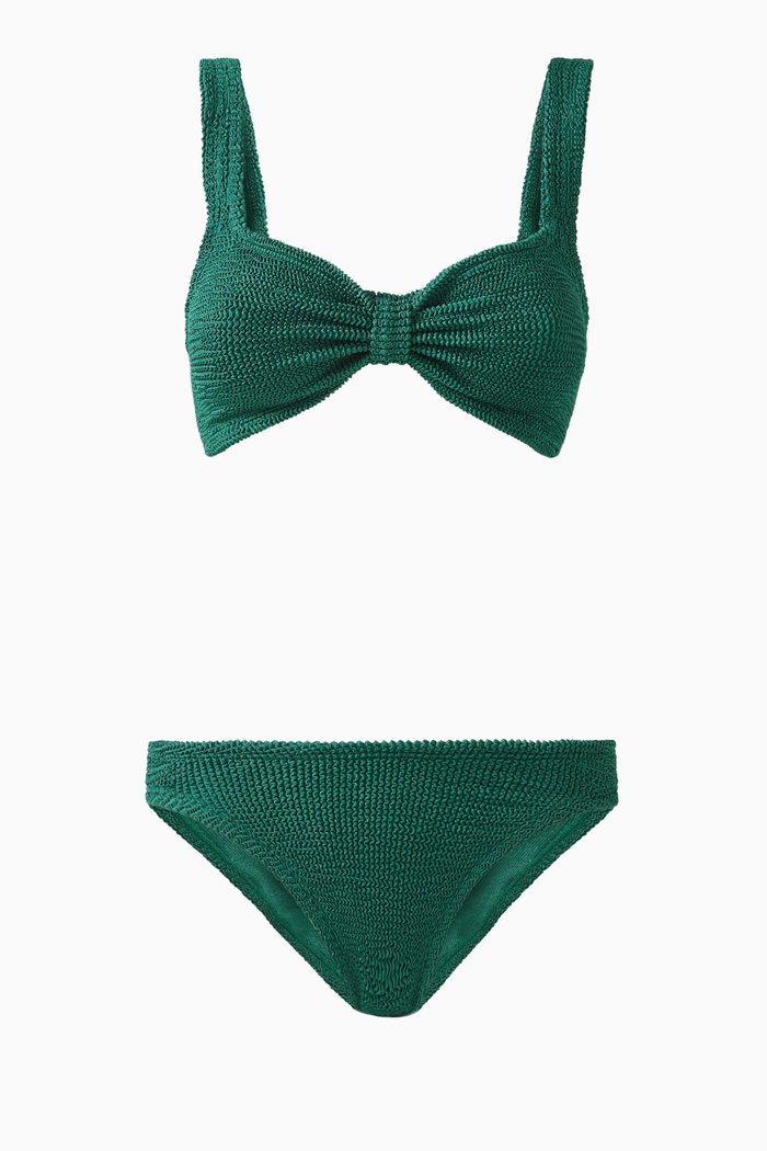 

Bonnie Bikini Set in Crinkle™ Fabric, Green