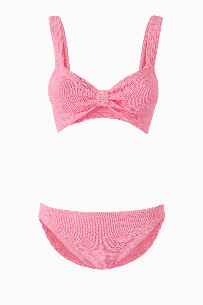 Bonnie Bikini Set in Crinkle™ Fabric, Pink