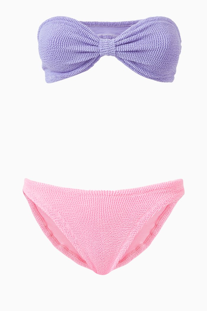 Duo Jean Bikini Set in Original Crinkle™, Multicolour