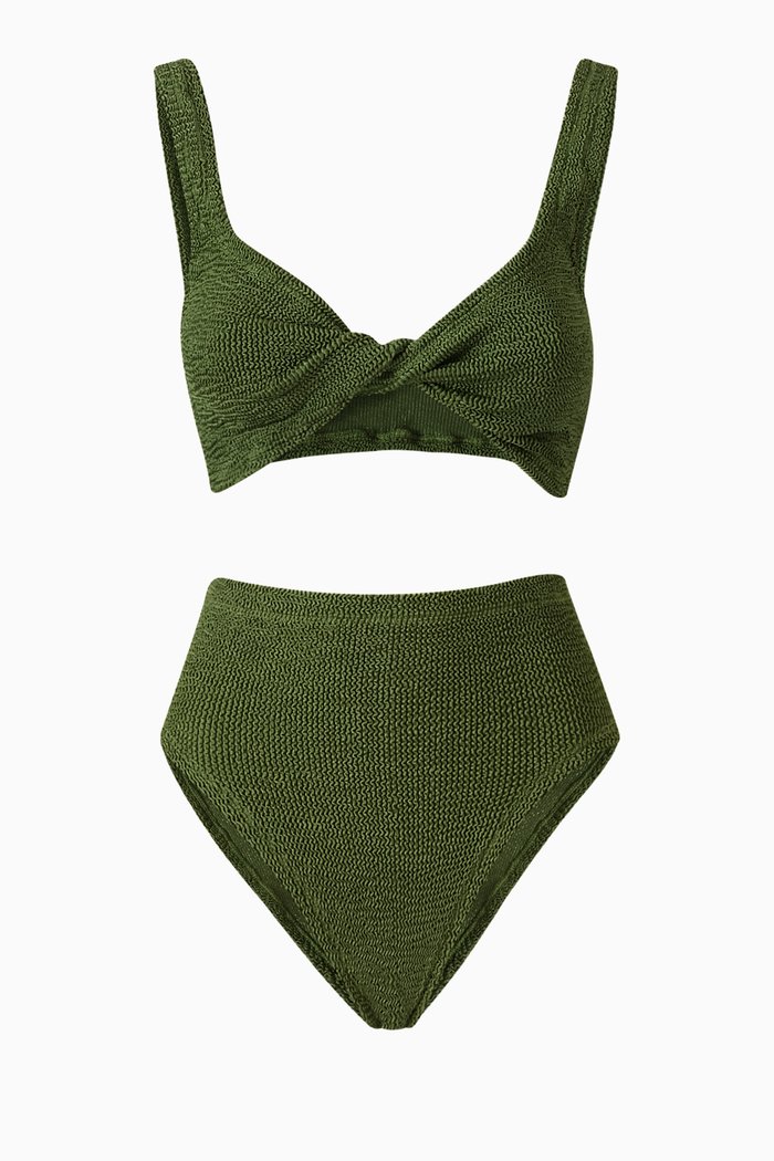 

Jamie Bikini Set in Crinkle™ Fabric, Green