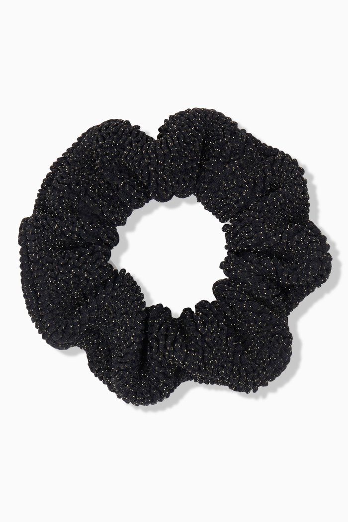 

Scrunchie Lurex in Crinkle™ Fabric, Black