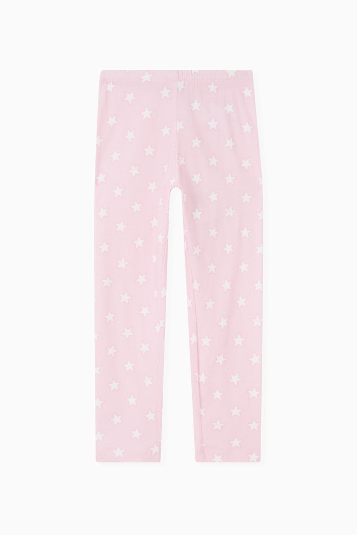 

Star-print Leggings in Cotton-jersey, Pink