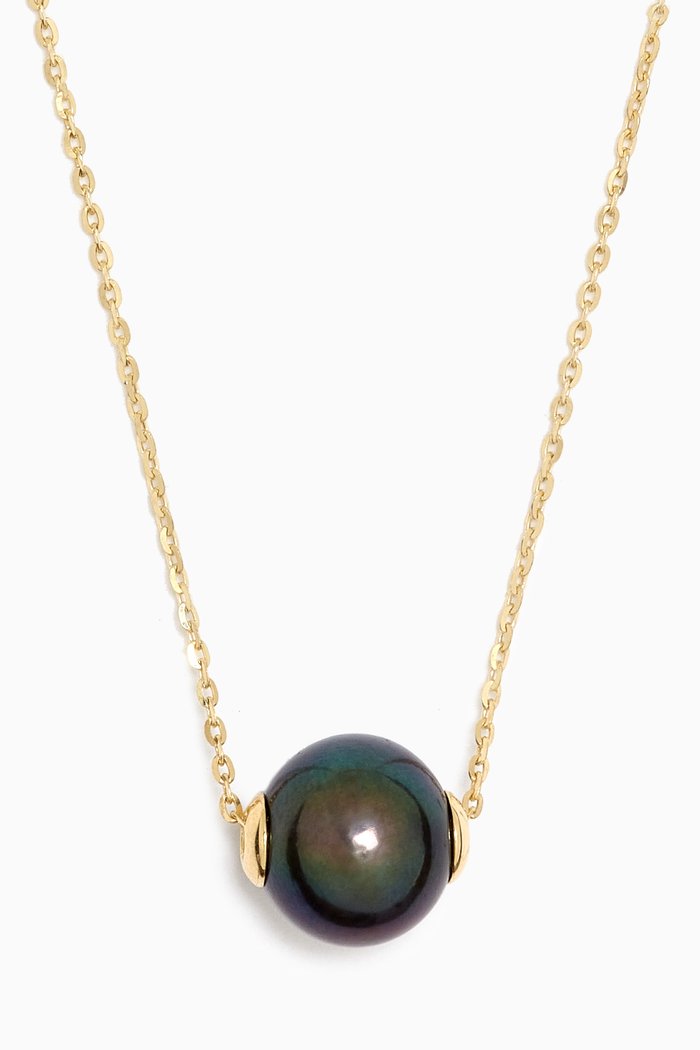

Kiku Freshwater Pearl Necklace in 18kt Yellow Gold