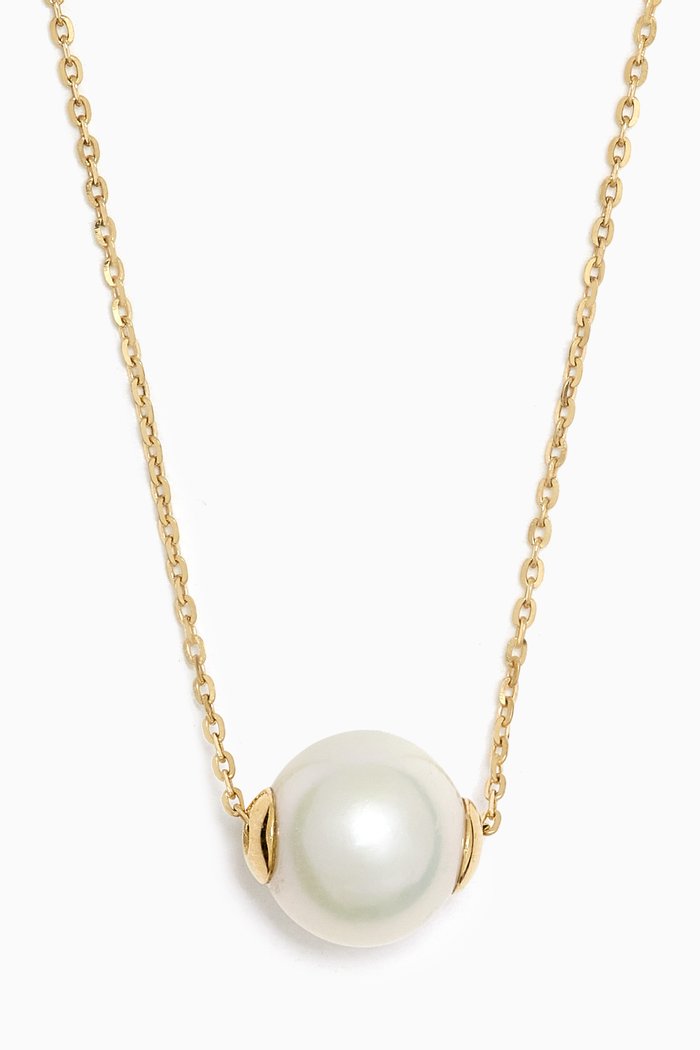 

Kiku Freshwater Pearl Necklace in 18kt Yellow Gold