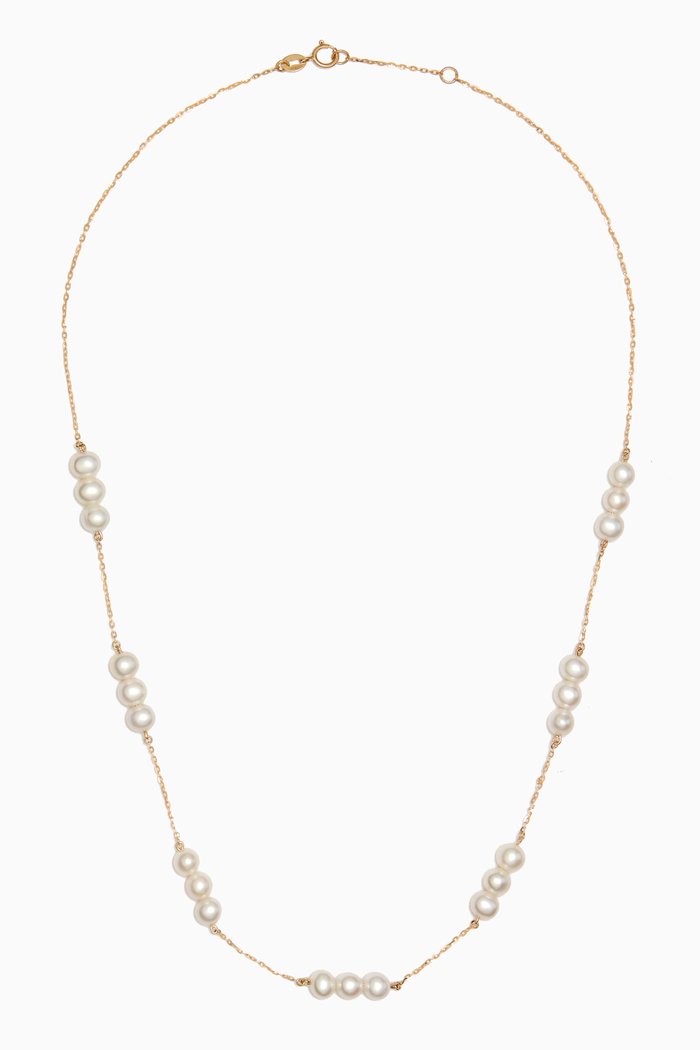 

Kiku Jolie Pearl Necklace in 18kt Yellow Gold