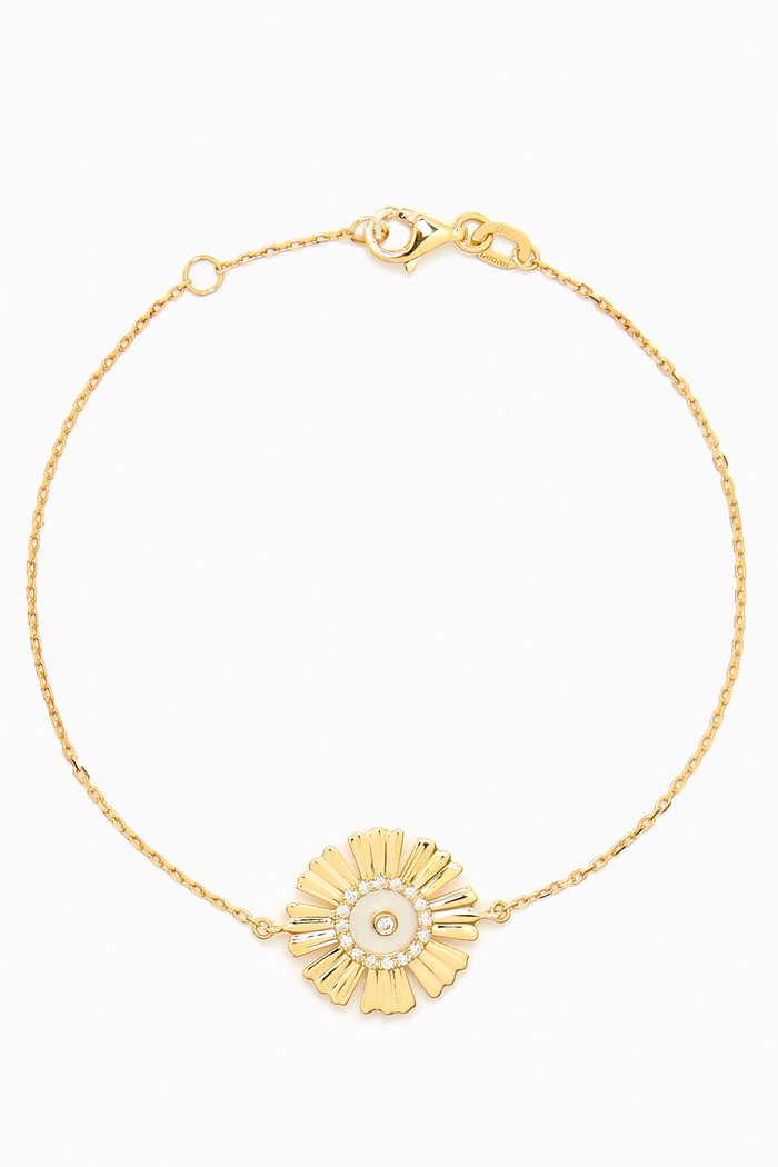

Farfasha Happy Sunkiss Diamond & Mother-of-pearl Bracelet in 18kt Gold, White