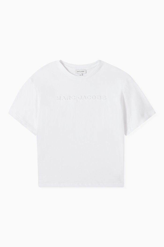 

Logo-embossed T-shirt in Organic Cotton-jersey, White