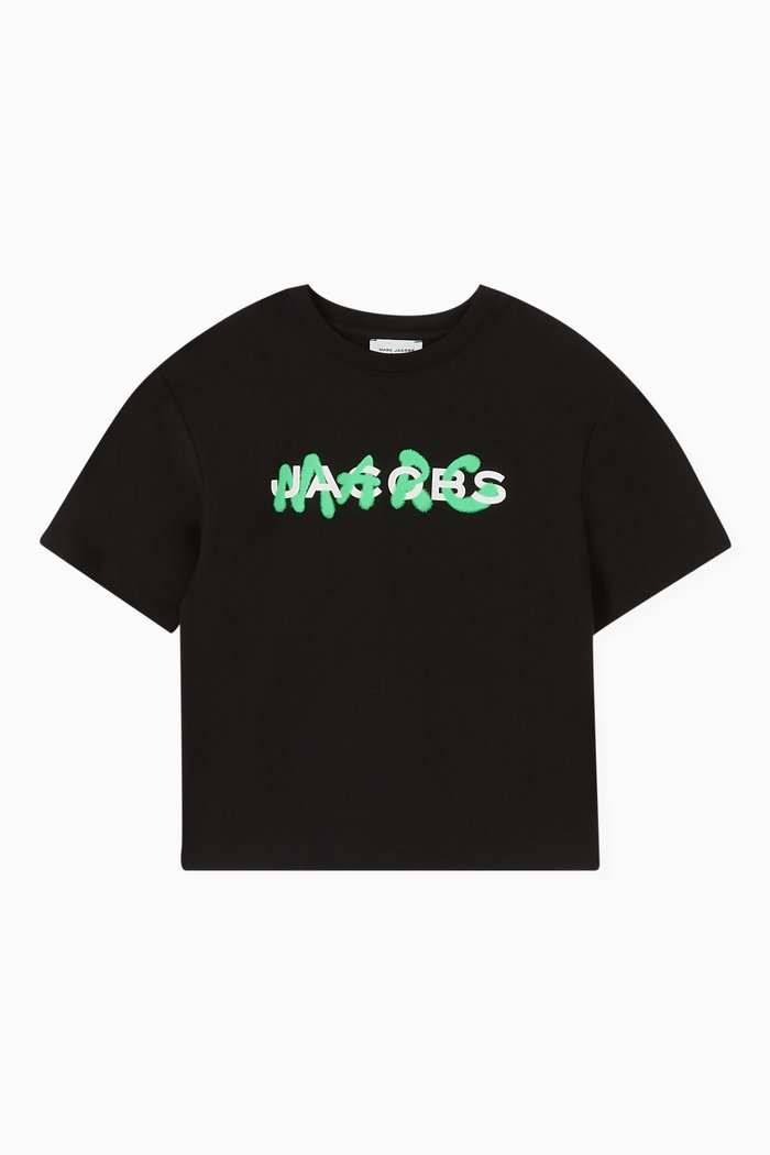 

Logo-print T-shirt in Cotton, Black