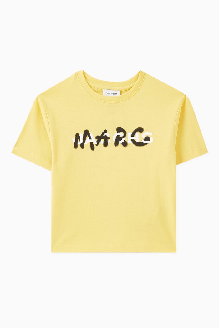 

Logo-print T-shirt in Cotton, Yellow