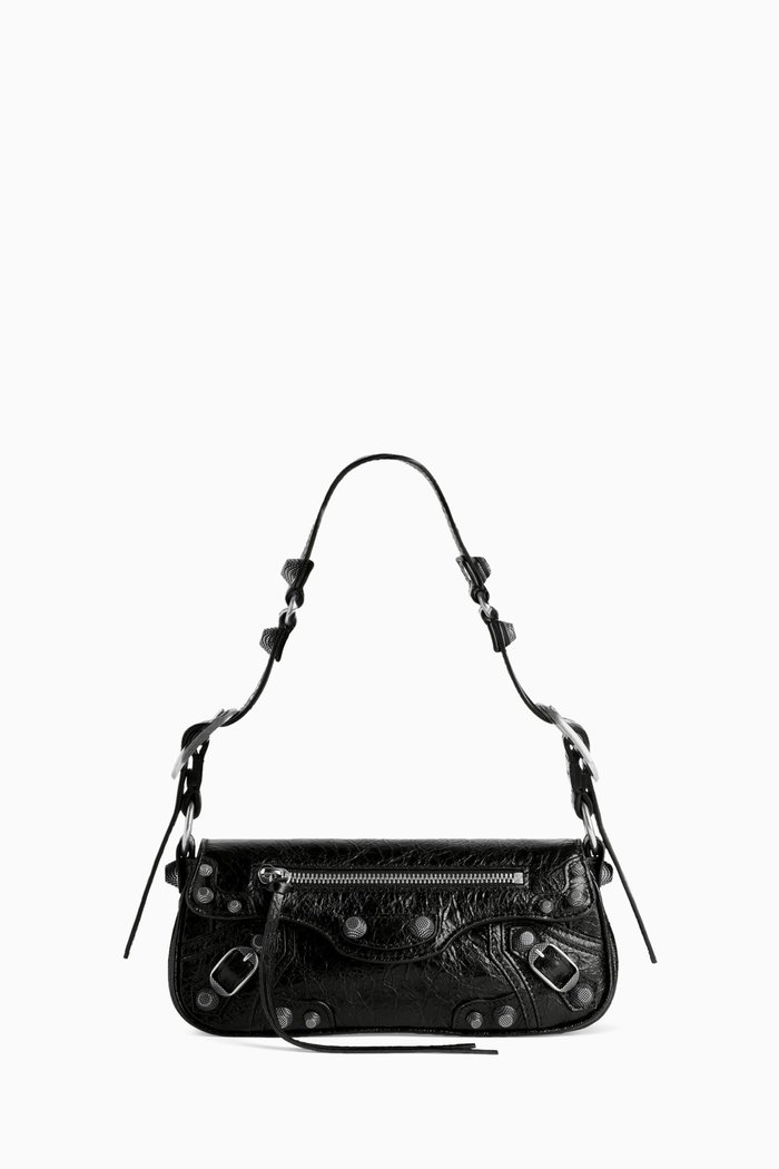 

Small Le Cagole Sling Bag in Arena Lambskin, Black