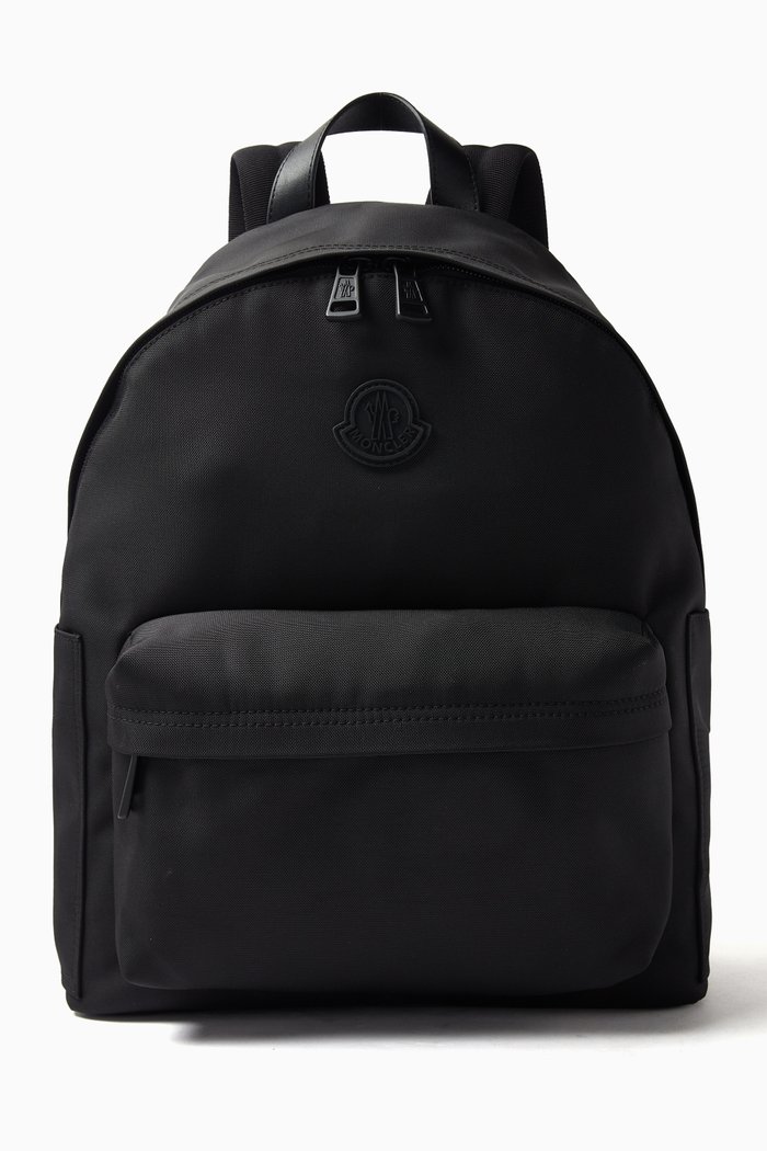 

Logo-embroidered Backpack in Nylon, Black