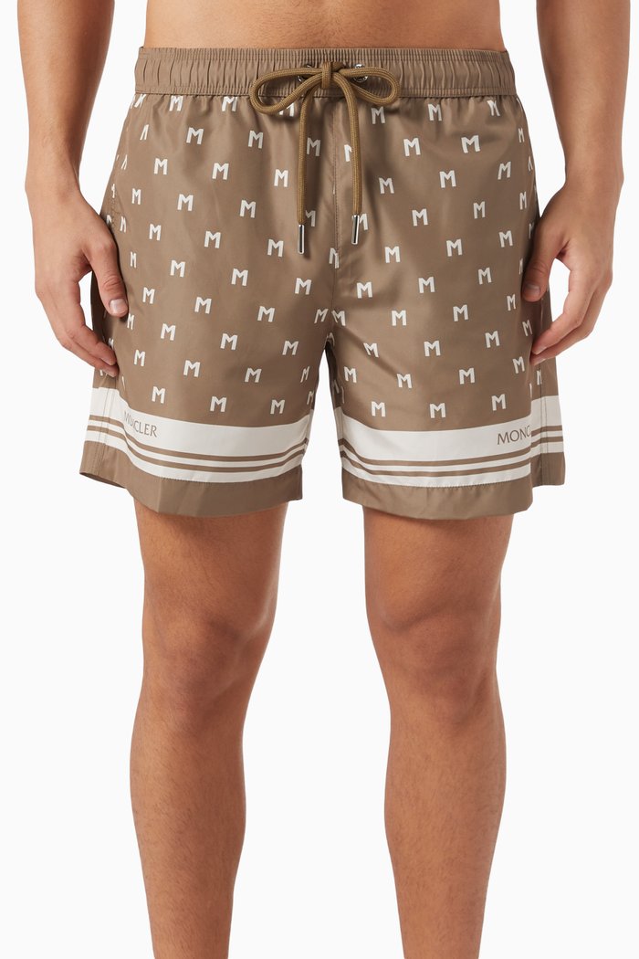 

Monogram Swim Shorts, Neutral