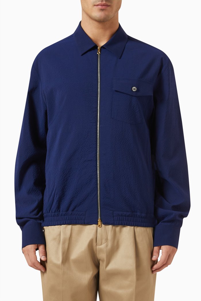 

Oversized-fit Shirt, Blue