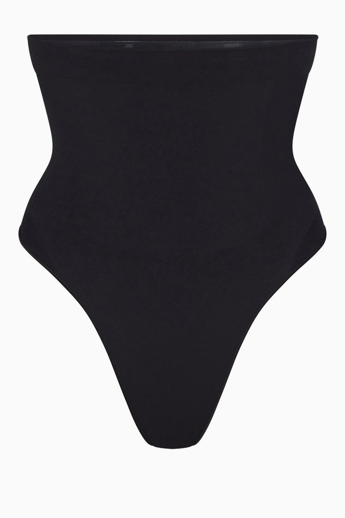 

Seamless Sculpt High-waist Thong, Black