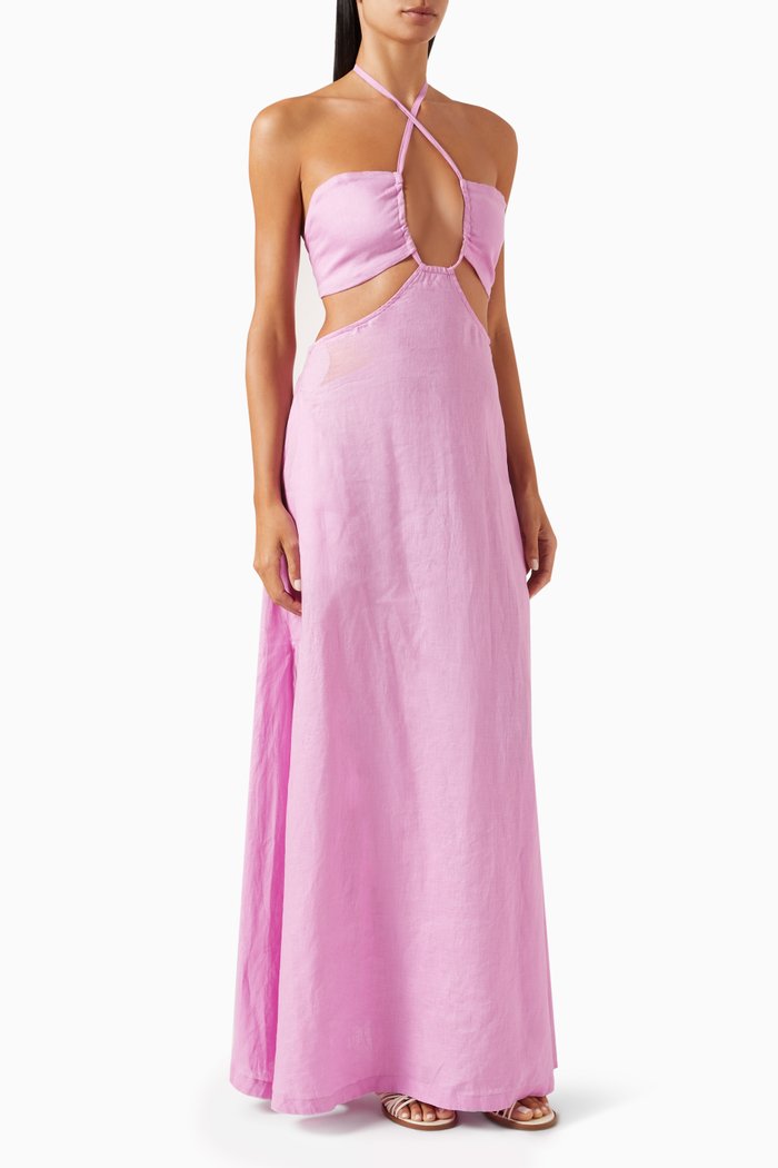 

Dahlia Cut-out Maxi Dress, Pink