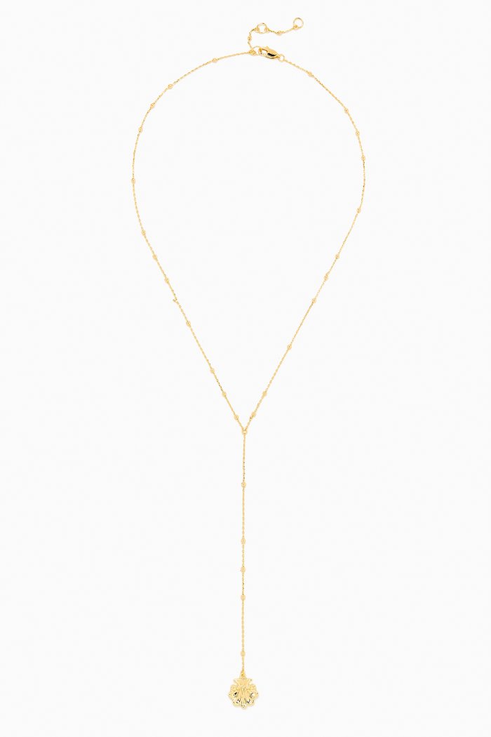 

Bonnet Lariat Necklace in 18kt Gold Vermeil on Sterling Silver