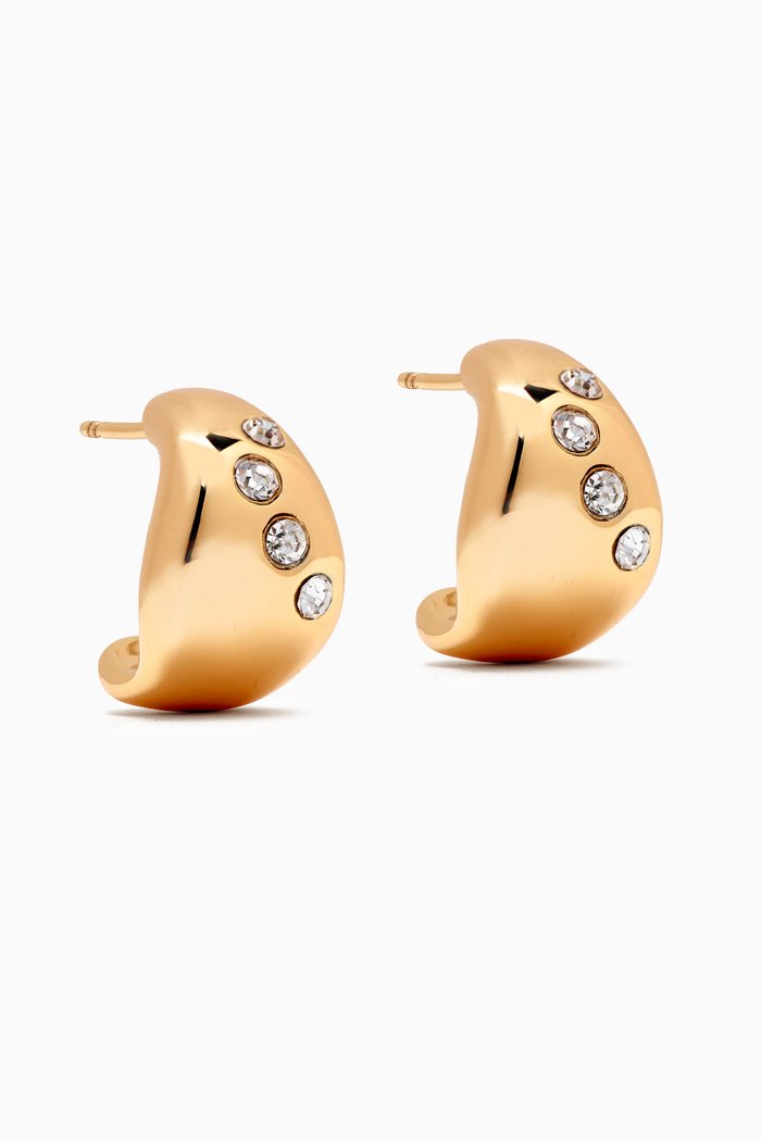 

Asteria Chunky Earrings in 18kt Gold-plated Earrings