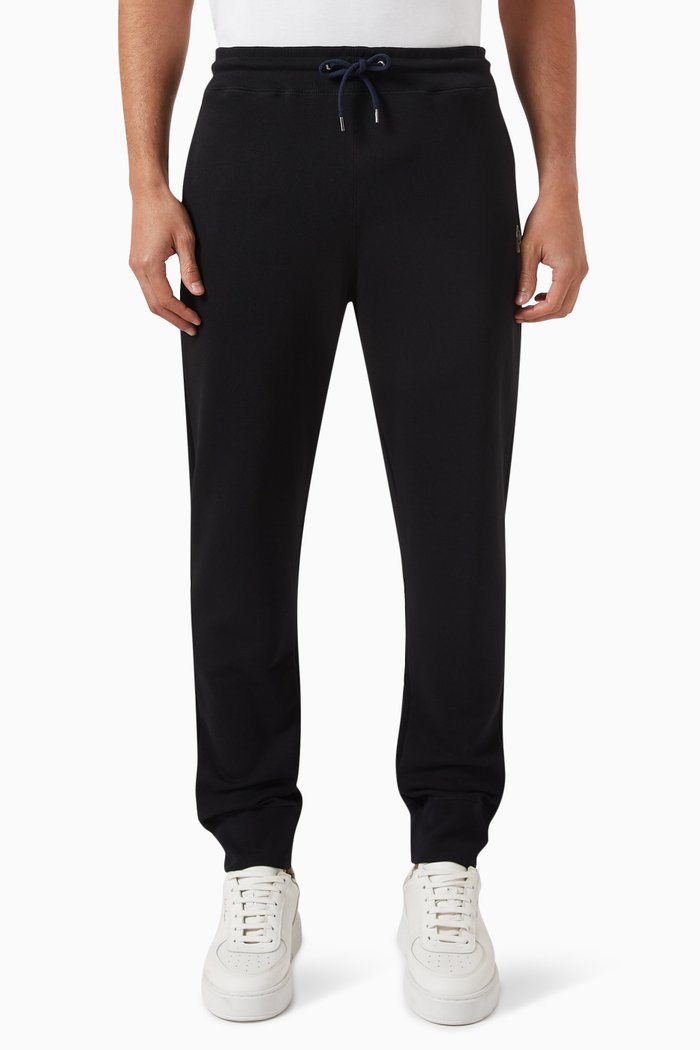 

Zebra Logo Sweatpants in Cotton, Black