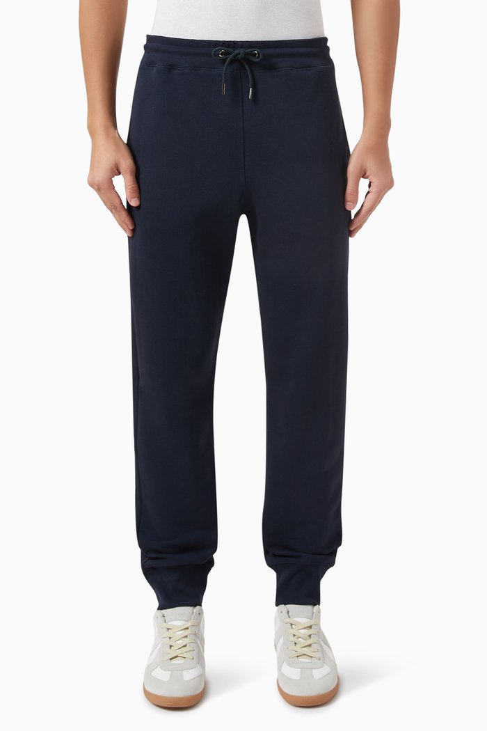 

Zebra Logo Sweatpants in Organic Cotton, Blue