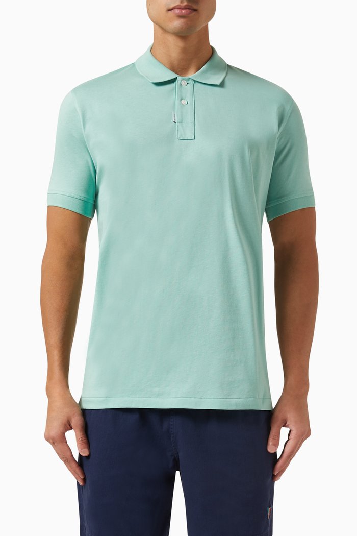 

Polo Shirt in Organic Cotton-jersey, Green