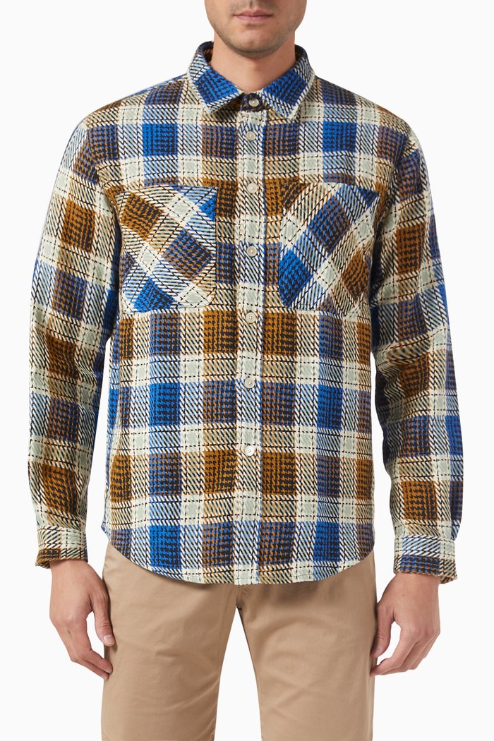 

Printed Overshirt in Cotton, Multicolour
