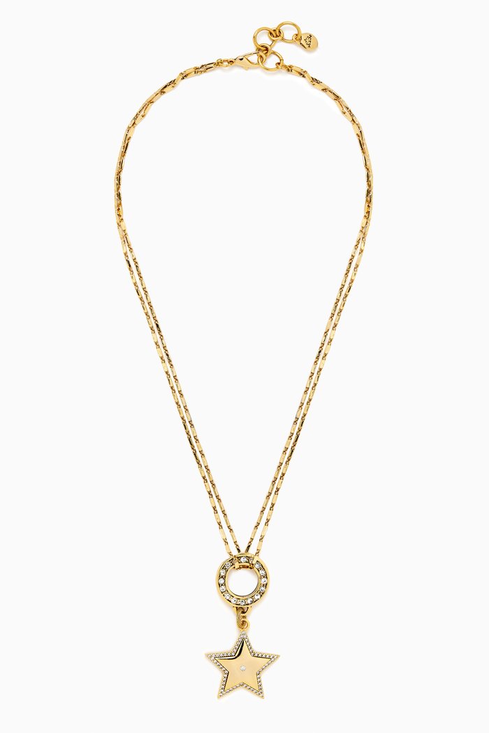

Niamh Necklace in Gold-plated Brass