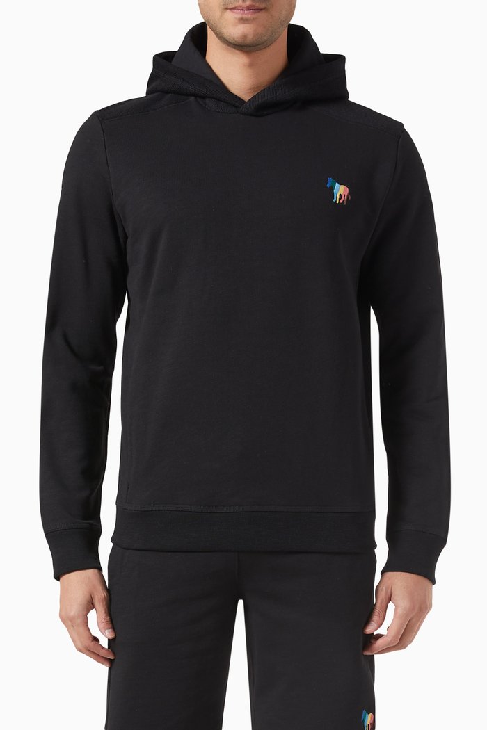 

Logo Hoodie in Cotton, Black