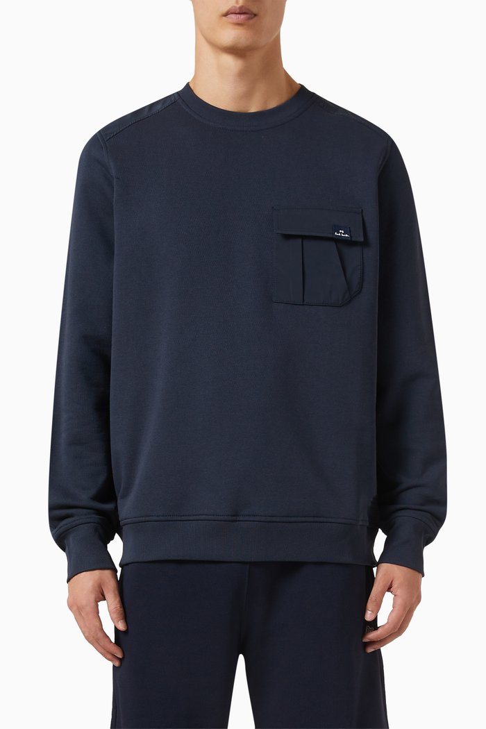 

Crewneck Sweatshirt, Blue