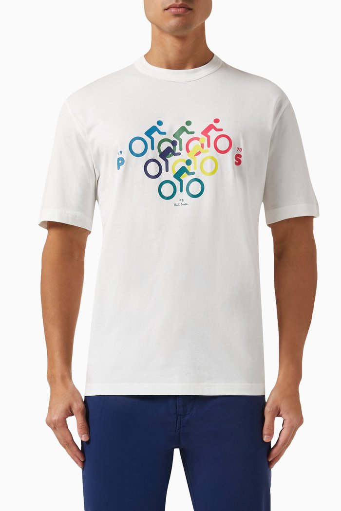 

'Multibike' T-shirt in Organic Cotton-jersey, Neutral