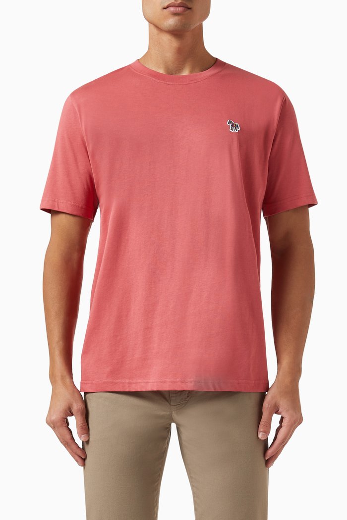 

Zebra Logo T-shirt in Cotton-jersey, Pink