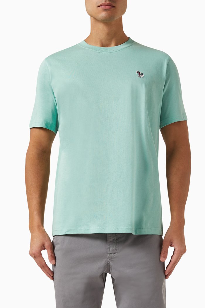

Zebra Logo T-shirt in Cotton-jersey, Green