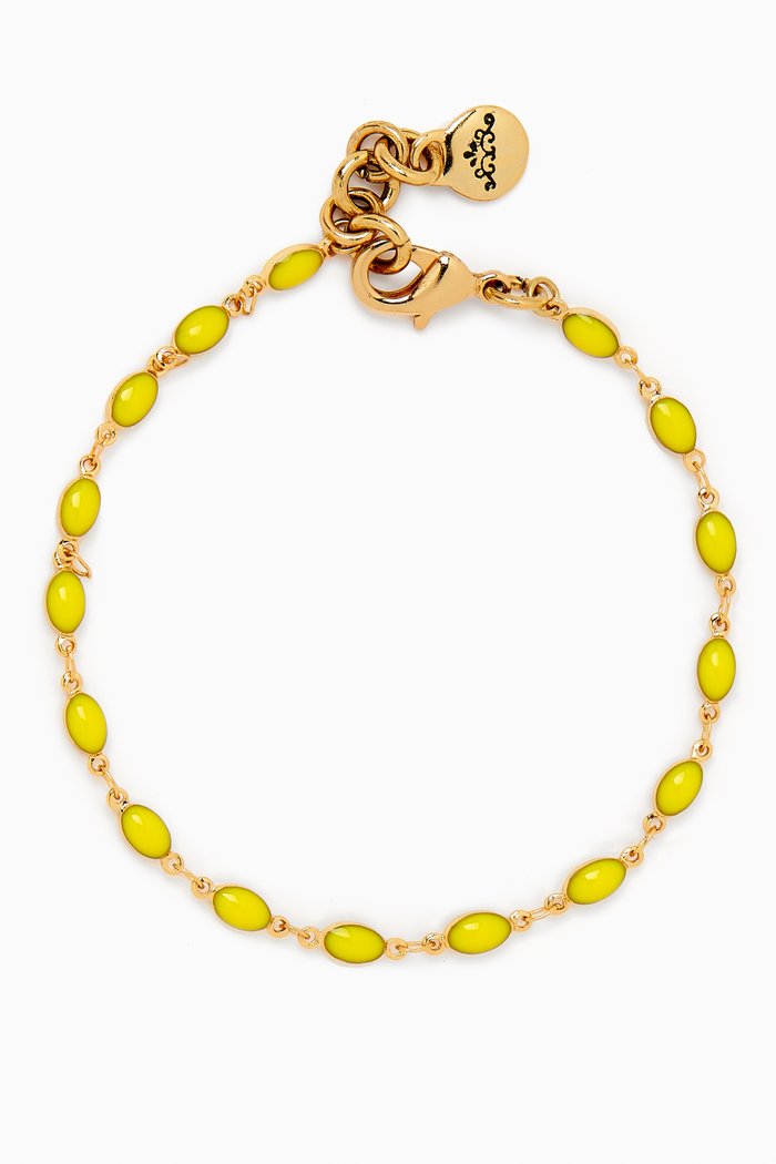 

Aurelia Anklet in Gold-plated Brass, Yellow