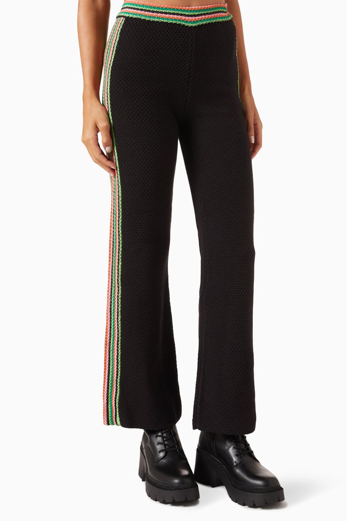 

China Pants in Viscose-knit, Black