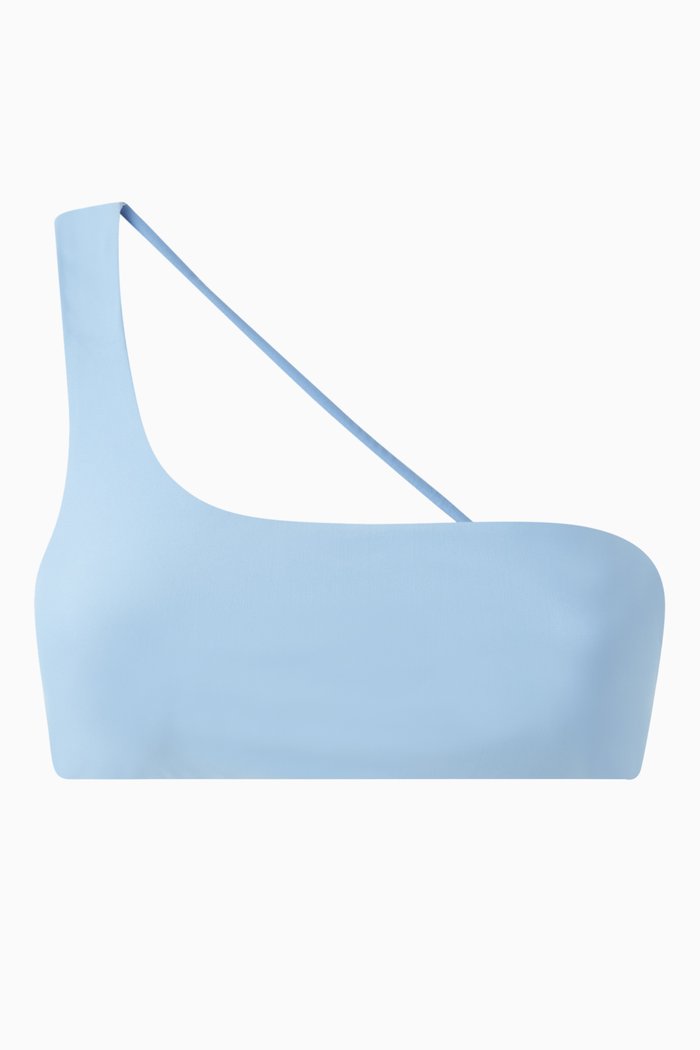 

Apex One-shoulder Bikini Top in Lycra-blend, Blue