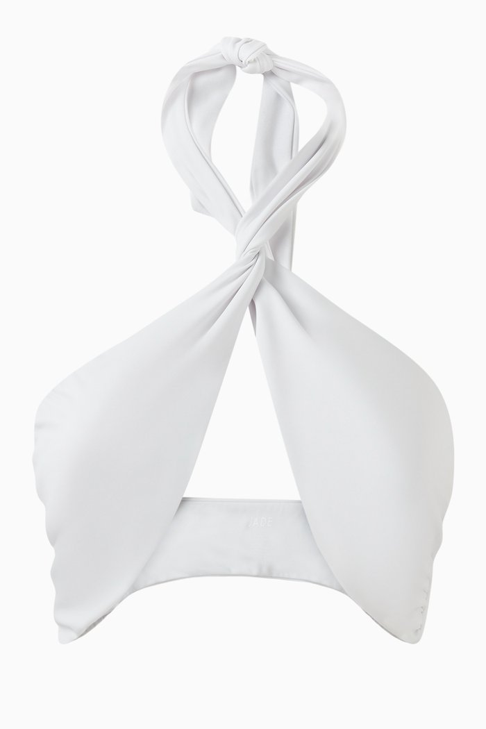 

Helix Bikini Top, White