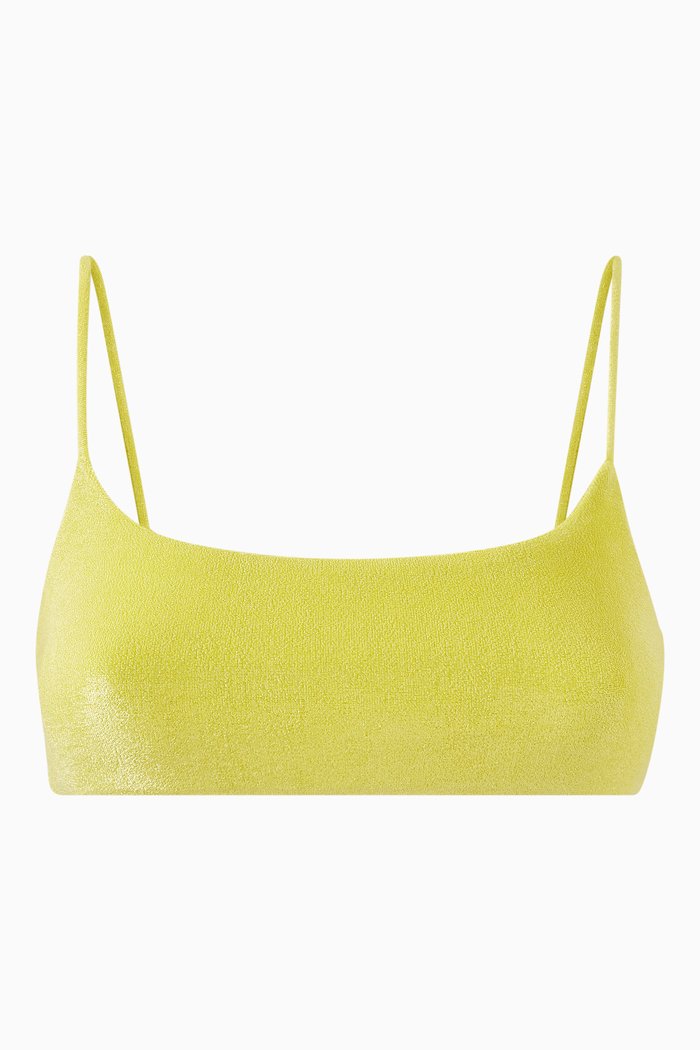 

Muse Scoop Bikini Top, Yellow