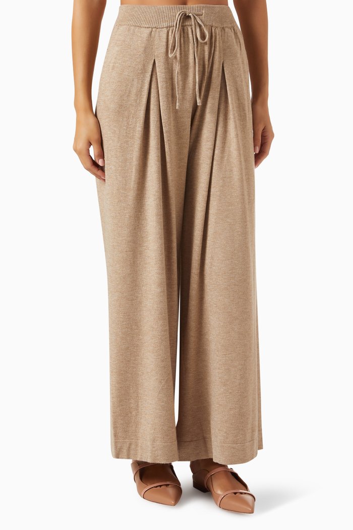 

Drawstring Relaxed Pants, Neutral